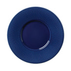 Thumbnail image #1 for Steelite Distinction, Willow Azure 9115C1171 11-1/4" Round Ceramic Medium Well Gourmet Plate, Wide Rim