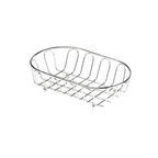 Thumbnail image #1 for G.E.T. Specialty Servingware 4-88454 Oval Stainless Steel Serving Basket, 9 x 5-1/4 x 2-1/2 in