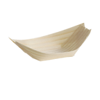 Thumbnail image #1 for TableCraft Products Cash & Carry BAMDB45 Biodegradable Pinewood Boat-Shaped Serving Piece, 1-1/2 oz Case of 12