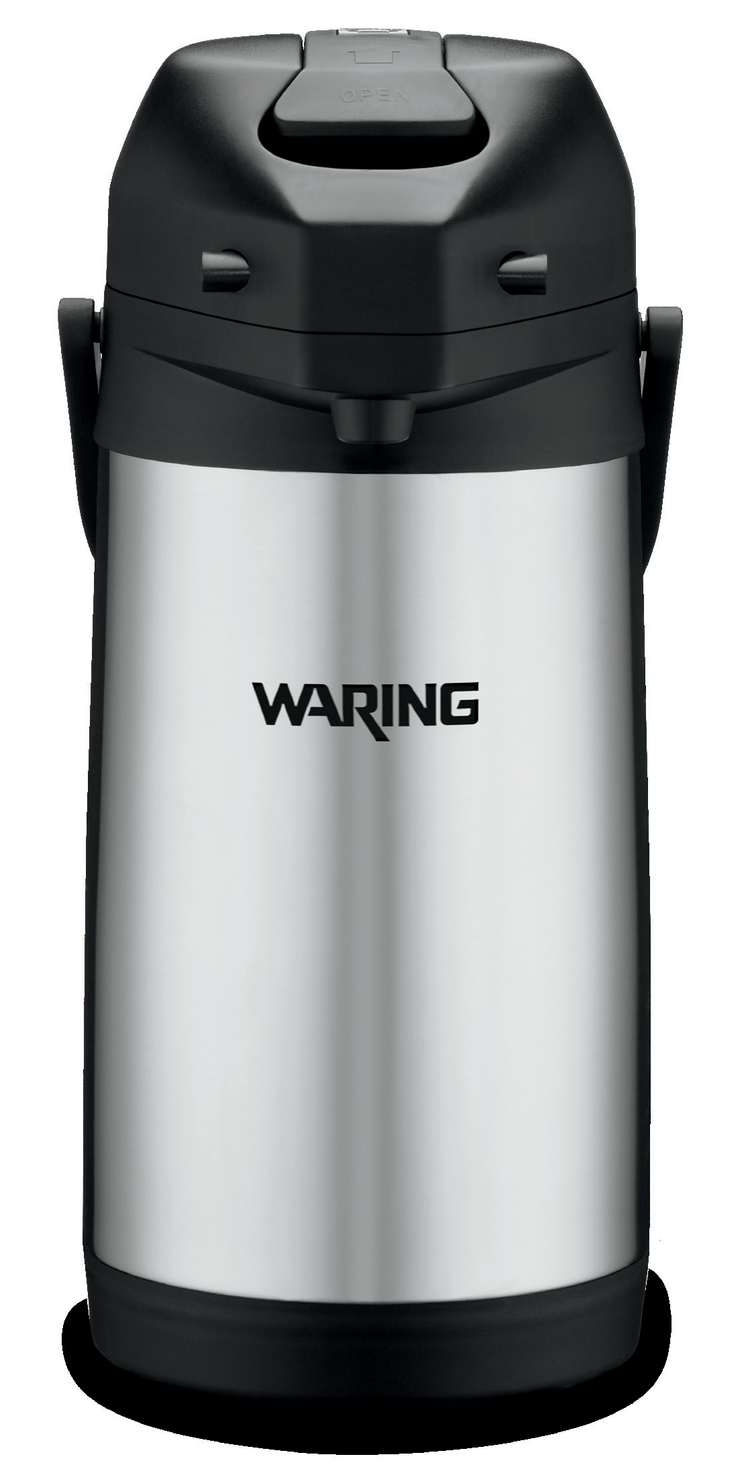 Product image #2 for Waring Commercial Café Deco 2.5-Liter Vacuum-Insulated Stainless Steel Airpot