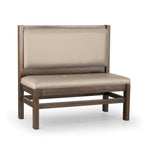 Thumbnail image #1 for JustChair Manufacturing JBS-WT-UPL-42-GR2 Single Custom Booth, 42"H, Wood Frame, Upholstered Back and Seat