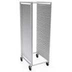 Thumbnail image #1 for Lockwood Manufacturing RA64-ES36 Mobile Aluminum Pan Rack, 36-Pan Capacity, Closed Sides, End Loading, for 18 x 26 in Pans