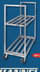 Thumbnail image #5 for Aluminum Banquet Utility Cart / Cooler Box Transport Truck with 2 Shelves