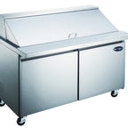 Thumbnail image #1 for SABA SPS-36-15M Mega-Top Sandwich/Salad Prep Table, 2-Section, 2-Door, 15-Pan, 36-1/4" Wide