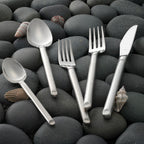 Thumbnail image #2 for Steelite International Folio, RO Graphite 5341Z002 Bouillon Spoon, 7", 18/10 Stainless Steel, Graphite Pack of 1 Dozen