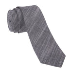 Thumbnail image #1 for Chef Works TNN02-BSL-0 Standard Neck Tie, Crosshatch Pattern, 65/35 Polyester-Cotton, Gray