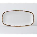 Thumbnail image #1 for Cardinal Harvest Natural By Dudson HN298 Vitrified Ceramic Oblong Tray, 11-3/4" x 6-1/4" 1 Dozen