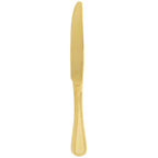 Thumbnail image #1 for Kadra Kitchenware Vikko Crown VC-172-KN Steak Knife, Full Gold, 18/10 Stainless Steel Case of 12
