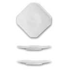 Thumbnail image #1 for International Tableware Helios HE-16 Square White Bone China Plate, 10-5/8" 1 Dozen