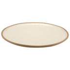 Thumbnail image #1 for Global Tableware Collective Dalebrook, Marl DBTCM4604 Shallow Round Melamine Buffet Dish, Cream, 15-1/8" x 1"