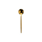 Thumbnail image #1 for Kadra Kitchenware Vikko Dine VF-CS15-VG Demitasse Coffee Spoon, Brushed Gold 18/10 Stainless Steel Case of 144