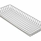 Thumbnail image #5 for Winco DB-1911 Rectangular Wire Bagel/Pastry Serving Basket with Slanted Top, 18-1/2 x 11 x 8 Inches Case of 8