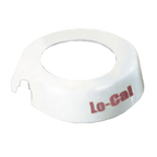 Thumbnail image #1 for TableCraft Products CM5 Dispenser ID Collar, “Lo-Cal” Imprint, White Plastic, Dishwasher Safe, Fits 48 oz Dispenser