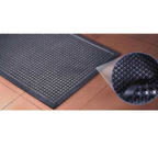 Thumbnail image #1 for Cactus Mat Bubble-Eze 2502-30240 Raised Bubble Rubber Safety Mat, Black, 2'6" x 20' Roll, 3/8" Thick
