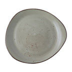 Thumbnail image #1 for Tableware Solutions USA Rustics by Continental 30PEB231-02 Oblong China Plate, 12 x 11 in, Pebble Light Green Case of 12