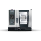 Thumbnail image #1 for RATIONAL Steamer Packages ICC 6-HALF NG 120V 1 PH (PKGSINGLE) Countertop Combi Oven, 6 Half-Size Pan, Natural Gas, 120V