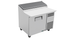 Thumbnail image #7 for True TPP-AT-44-HC 44-3/4-Inch Pizza Prep Table with 1 Door, 6-Pan Top, and 19-1/2-Inch Cutting Board
