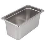 Thumbnail image #1 for Stanton Trading SP-1306 Solid Stainless Steel 1/3-Size Steam Table Pan, 6" Deep, Anti-Jam Case of 18