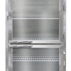Thumbnail image #1 for Continental Refrigerator Designer Line D1RXNSSPTHD-GD-SD Pass-Thru Reach-In Refrigerator, 36-1/4" Wide, Glass Front/Solid Rear, Stainless Steel