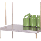 Thumbnail image #1 for SPG International Iss 3060SCT Stainless Steel Shelf Cover, 60"W x 30"D