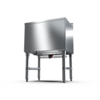 Thumbnail image #1 for NBR Equipment IBC-4818C10 Underbar Ice Bin with 10-Circuit Cold Plate, 140 lb Capacity, Stainless Steel, 48 in