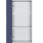 Thumbnail image #1 for Summit Commercial CABMN1530L Wall Cabinet, 15" W x 30" H x 12.75" D, Left-Hand Soft-Close Door, Midnight Navy