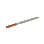 Thumbnail image #1 for Thunder Group SLPSP008 Icing Spatula, 8" Flexible Stainless Steel Blade, Brown Wood Handle Case of 144