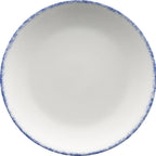 Thumbnail image #1 for International Tableware Provincial™ PR-7-CB Round Porcelain Plate, 6-5/8-inch, European White with Blue Case of 3 Dozen