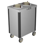 Thumbnail image #1 for Caddy CM-S-102 Enclosed Unheated Dish Dispenser, 2 Adjustable Self-Leveling Cylinders, for Round Plates up to 5-3/4"