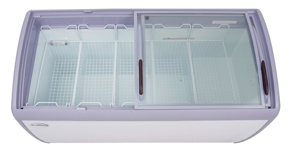 Product image #10 for KoolMore 60-Inch 16 Cu. Ft. Ice Cream Display Chest Freezer with Sliding Glass Top Doors