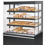 Thumbnail image #1 for Fri-Jado USA MDD 48-4 PT MT 48-Inch 4-Shelf Heated Multi-Deck Food Display, Self-Serve, Pass-Through Doors