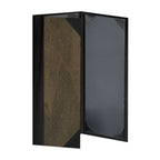 Thumbnail image #1 for Risch WOOD-3V 4.25X11 Wood Triple-Fold 3-View Menu Cover, 4-1/4 x 11 in Case of 25