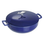 Thumbnail image #1 for Zwilling J.A. Henckels Staub® 1004332 5-Qt Enameled Cast Iron Bouillabaisse Pot, Dark Blue, with Lid