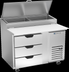 Thumbnail image #5 for Beverage-Air DPD46HC-3 46-Inch Deli/Pizza Prep Table with 3 Drawers