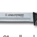 Thumbnail image #3 for Dexter Russell V-Lo 29363 9-Inch Scalloped Utility Slicer Knife with High-Carbon Steel Blade and Soft-Touch Handle Case of 6