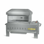 Thumbnail image #1 for Crown Verity Mobile Cooking CV-PZ24-TT Outdoor Tabletop Pizza Oven, LP/NG Gas, 24-Inch, 2 Burners, Volcano Stone Cooking Surface