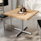 Thumbnail image #2 for Flash Furniture GSF-SQ36-NAT-T3030S-GG Square Beech Butcher Block Tabletop, 36 x 36 in