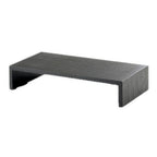 Thumbnail image #1 for Cal-Mil Midnight Bamboo 1934-4-96 Rectangular Black Bamboo Step Riser, 20"W x 10"D x 4"H