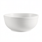 Thumbnail image #1 for CAC China Tango TGO-18 Porcelain Embossed Salad Bowl, 15 oz, 5-7/8 in Round, Bone White Case of 3 Dozen