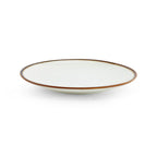 Thumbnail image #2 for Mikasa Hospitality Lodge 5256177 7-Inch Round Coupe Rim Vitrified Porcelain Plate, Cream White Case of 36