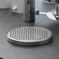 Product image #2 for American Metalcraft 5-1/2 Inch Round Stainless Steel Drip Tray