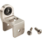 Thumbnail image #1 for AllPoints Foodservice Parts & Supplies 1412091 Edge-Mount Latch Bumper with Tamperproof Screw, Chrome-Plated