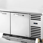 Thumbnail image #5 for True Mfg. - General Foodservice SPEC SERIES TUC-67-HC~SPEC3 2-Section Deep Undercounter Refrigerator, 2 Solid Doors, Stainless Steel