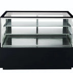 Thumbnail image #1 for Dukers Appliance Co., USA Ltd. DDM60R Refrigerated Cake Display Case, 60"W, Straight Glass, 2 Shelves, Self-Contained