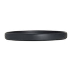 Thumbnail image #2 for Steelite International ZABA A911P260 Round China Stacking Tray, 6" x 1", Cavo Matte Black Case of 2 Dozen