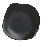 Thumbnail image #1 for Steelite International Delfin, Marisol Black 7000DD026 7 1/4-inch Black Flat Melamine Plate 1 Dozen