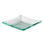 Thumbnail image #1 for Steelite Creations Glass 6527B510 Square Glass Butter Dish, 4" x 4" 1 Dozen
