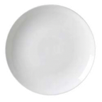 Thumbnail image #1 for Vertex China Rubicon RC-7 7-1/2" Round Coupe China Plate with Polished Foot, Magnesium-Reinforced Body Case of 3 Dozen