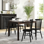 Thumbnail image #2 for Flash Furniture KER-T-217-WEN-47-GG Solid Wood Rectangular Dining Table, 47"L, Seats 4, Wenge Matte Finish