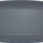 Thumbnail image #1 for International Tableware Strata™ SR-13 Stoneware Racetrack Platter, 11-3/4" x 5-3/4", Reactive Glaze, Two-Tone